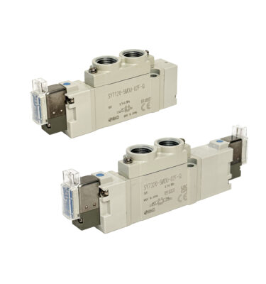 Loftloki – SY7000 f/2 víra tengi – f/ botnplötu – 24V/DC - 5/2, 5/3