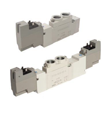 Loftloki – SY7000 f/botnplötu – 24V/DC - DIN tengi - 5/2, 5/3